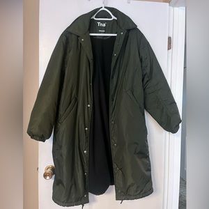 Aritzia TNA Coaches Long Puffer